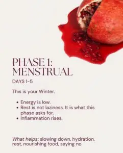 Menstrual phase